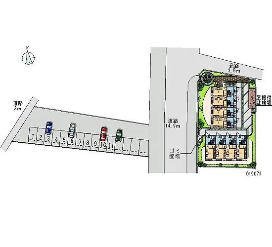 ★手数料０円★霧島市国分名波町　月極駐車場（LP）
